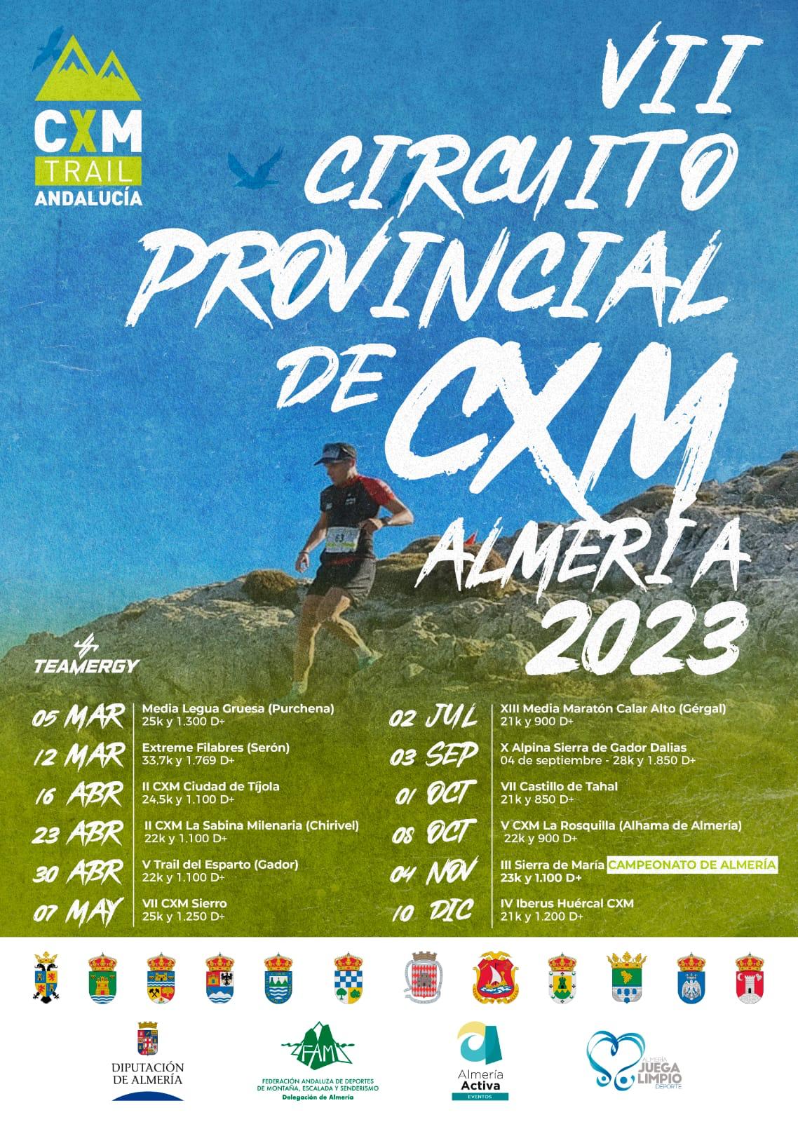 VII Circuito Provincial de CXM Diputación de Almería. Tíjola 16-4-2023